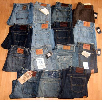 Lucky Brand Denim Jeans Men's Assortment 30pcs.