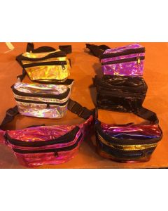 Fanny Packs Wholesale Metalic style 36pcs.