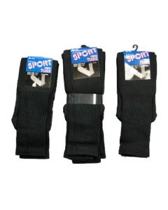 Men's Black tube socks 96pairs