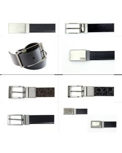 Calvin Klein men's leather belts assortment 18pcs.