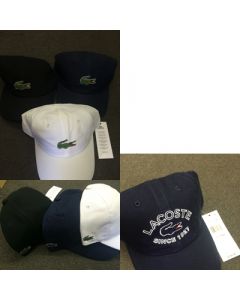 Lacoste wholesale men's Hats assortment 18pcs.