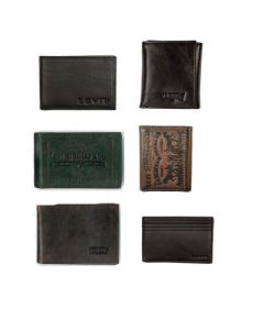 Levi wallets wholesale assortment 18pcs.