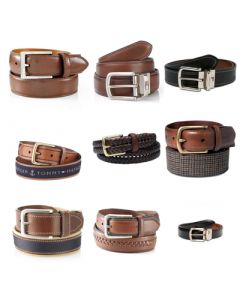 Tommy Hilfiger men's leather belts assortment 12pcs.