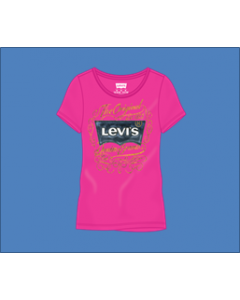 Levis girls short sleeve printed tees assortment 48pcs.
