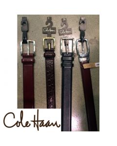 Cole Haan wholesale men's leather belts assortment 12pcs.