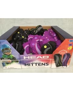 Head wholesale boys and girls mittens 48pcs.