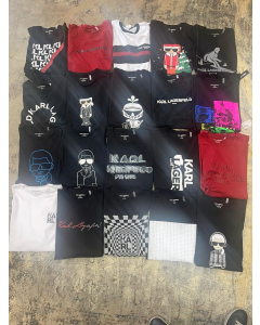 Karl Lagerfeld wholesale men's s/s tees assortment 36pcs.