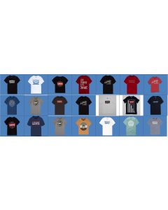 Levi's Boys short sleeve printed tees assortment 48pcs.