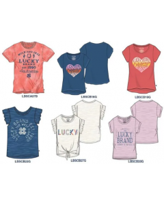 Lucky Brand Wholesale Girls tees assortment 48pcs.