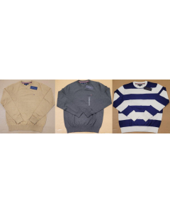 Tommy Hilfiger Wholesale crewneck/vneck sweaters assortment 24pcs.