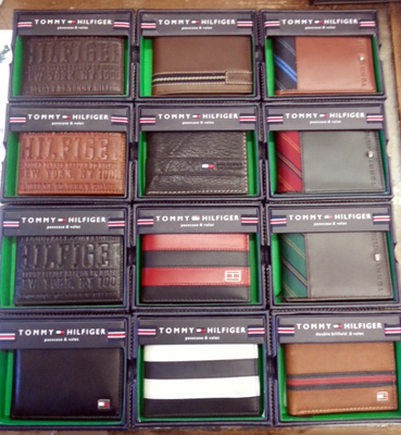 Tommy Hilfiger wallets wholesale assortment 24pcs