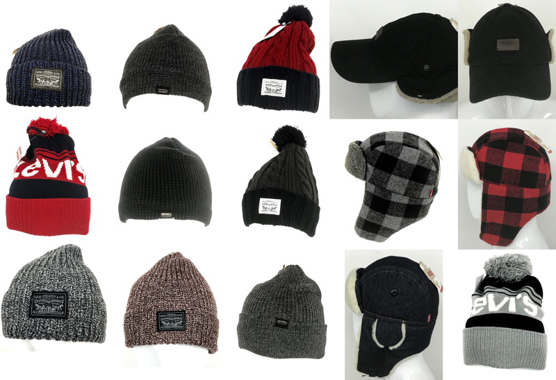 Levis Winter Hats Assortment 36pcs.